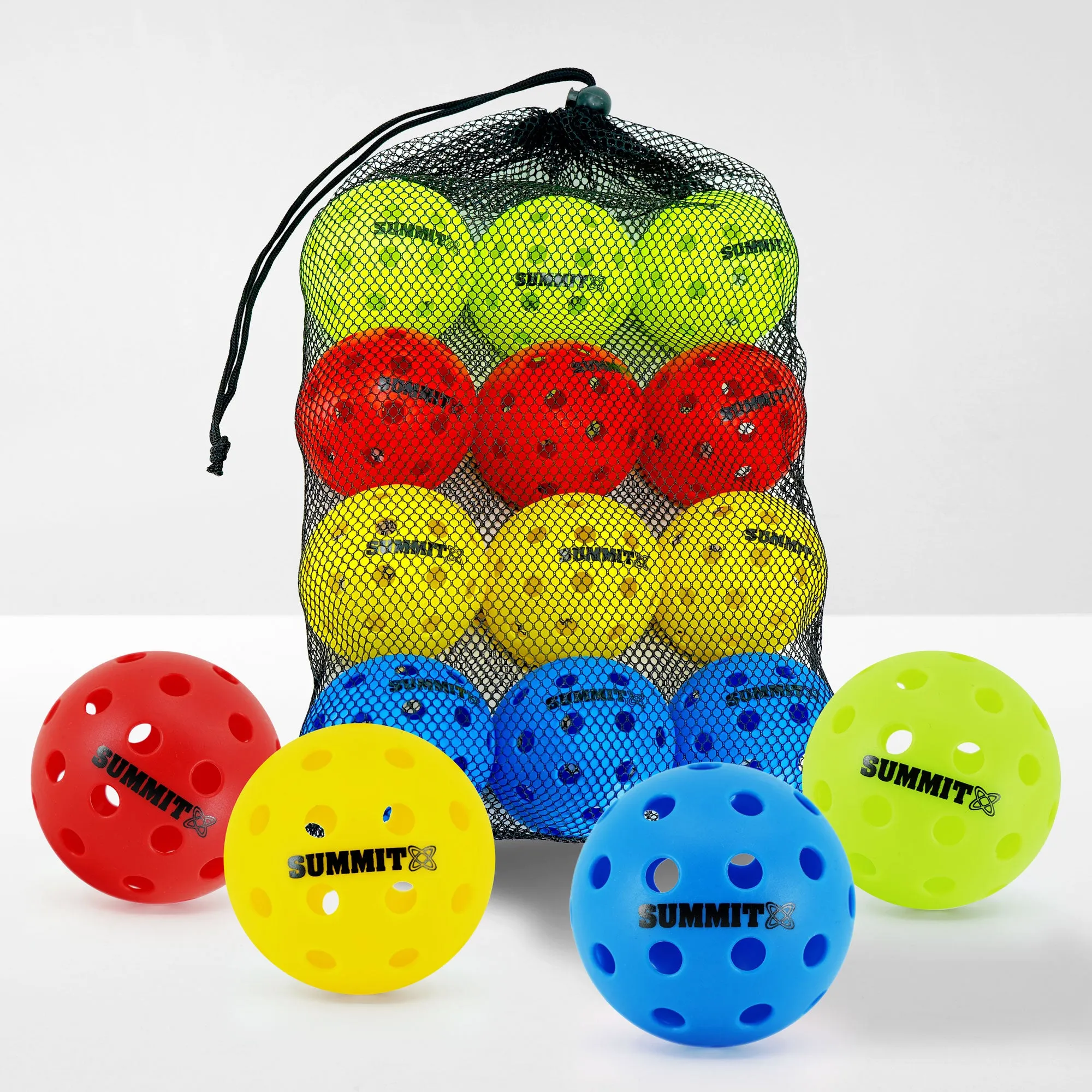Pickleball Balls | 40 hole Outdoor 12 Pack