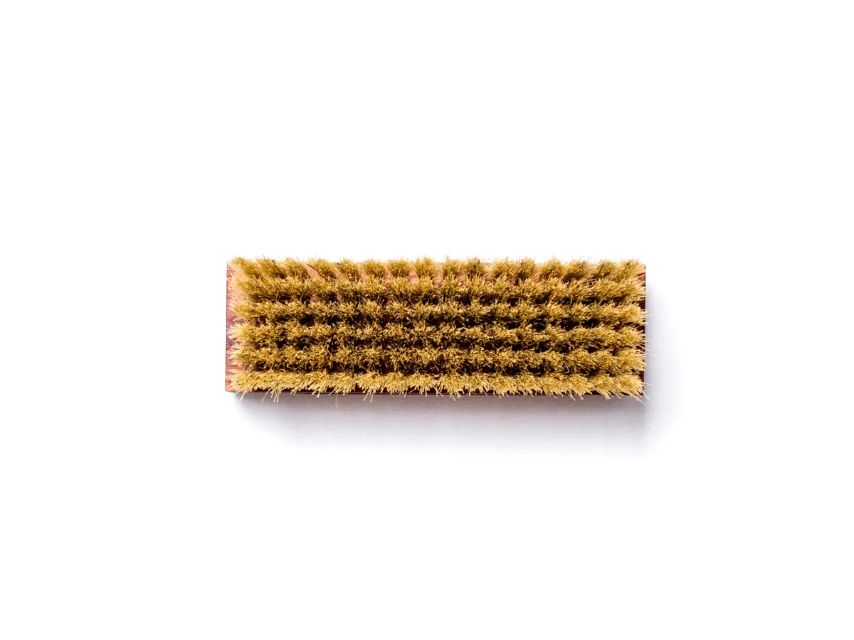 Pig Bristle Polishing Brush Natural