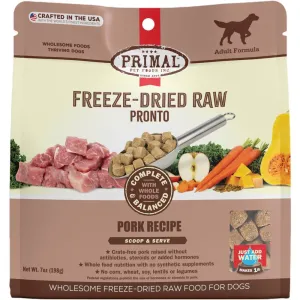 Primal Pronto Pork Grain-Free Adult Freeze-Dried Raw Dog Food