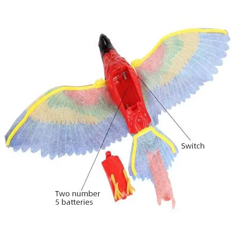 Quiet Electric Cat Teaser | Interactive Flying Parrot Toy