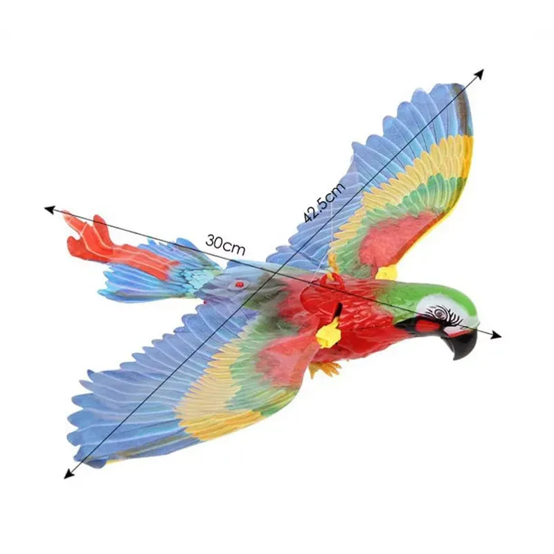 Quiet Electric Cat Teaser | Interactive Flying Parrot Toy