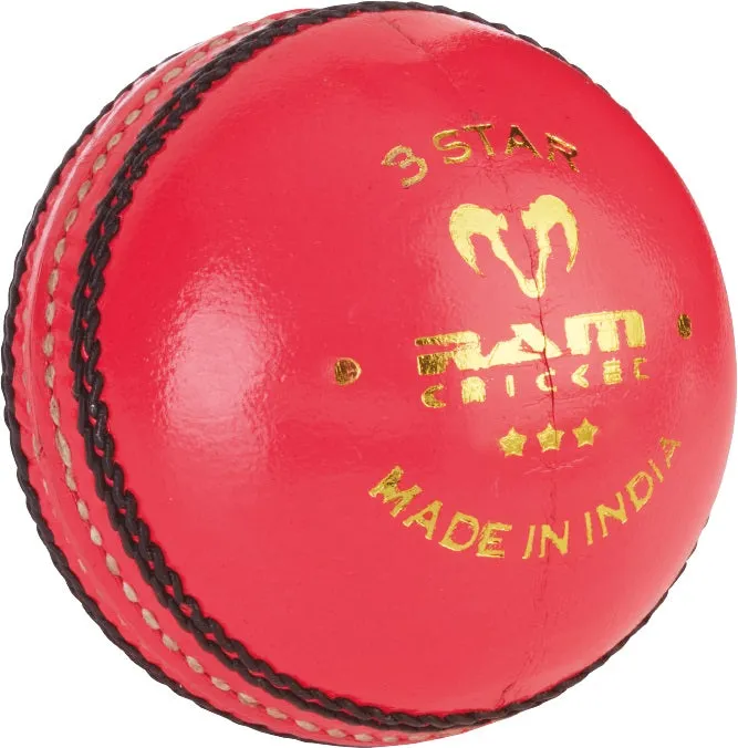 Ram Cricket 3 Star Match Ball - Box of 6