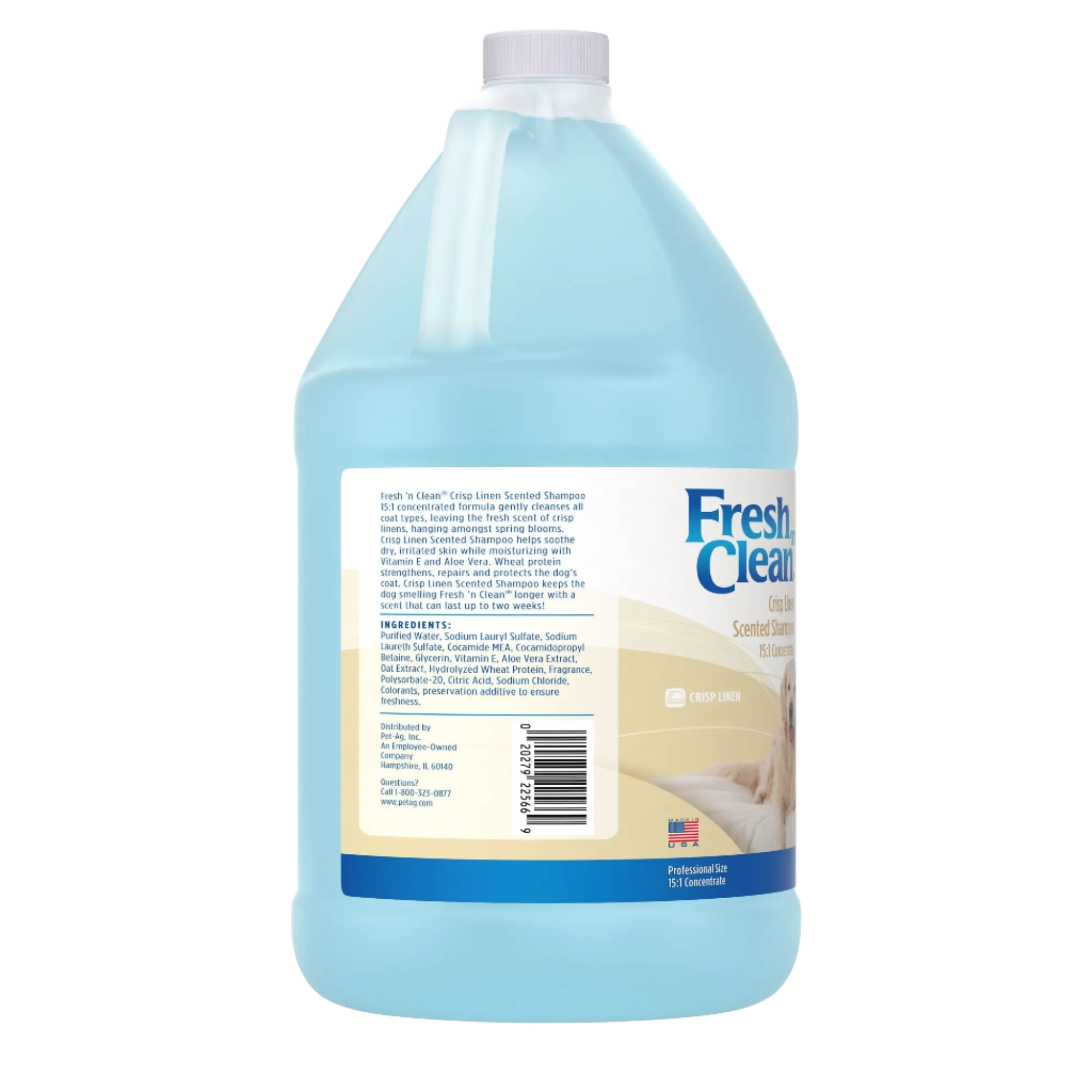 Scented Shampoo Crisp Linen Scent 15:1 Concentrate Gallon by Fresh 'n Clean