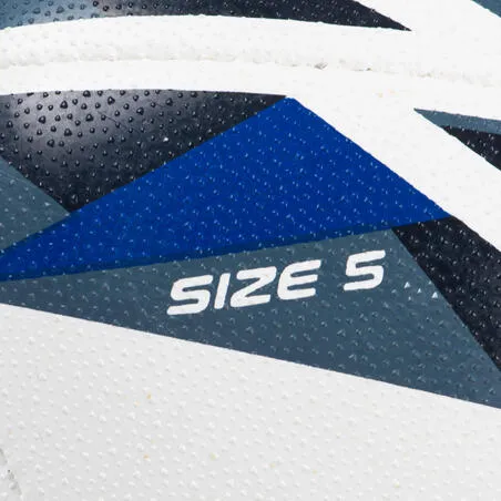 Size 5 rugby ball r500 match - blue