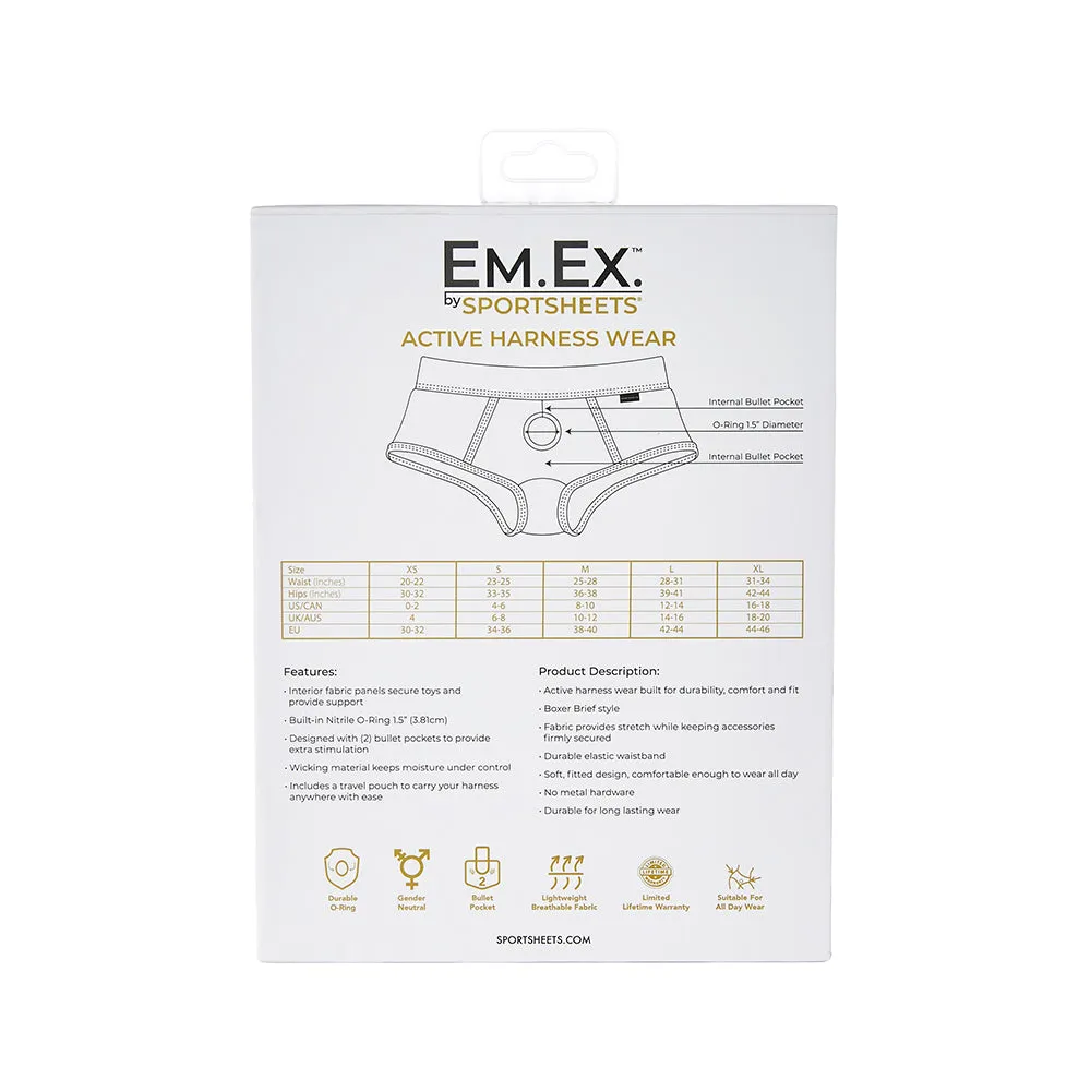 Sportsheets Em.Ex. Fit Harness Navy XS