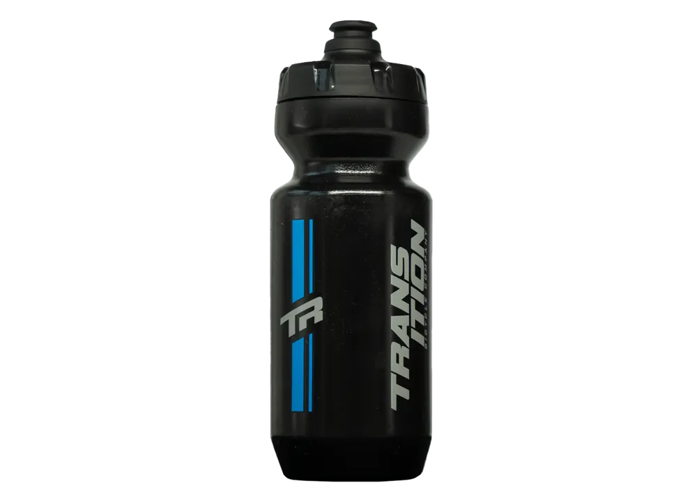 Transition Stack Water Bottle 22 oz Black & TR Blue