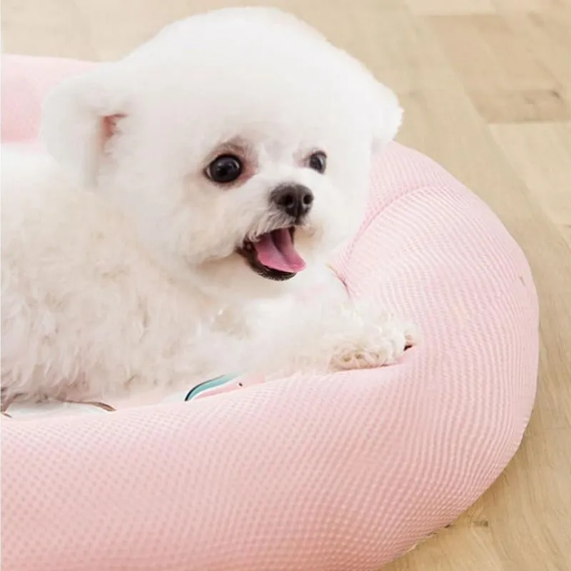 Tropical Summer Round Cat Cooling Mat