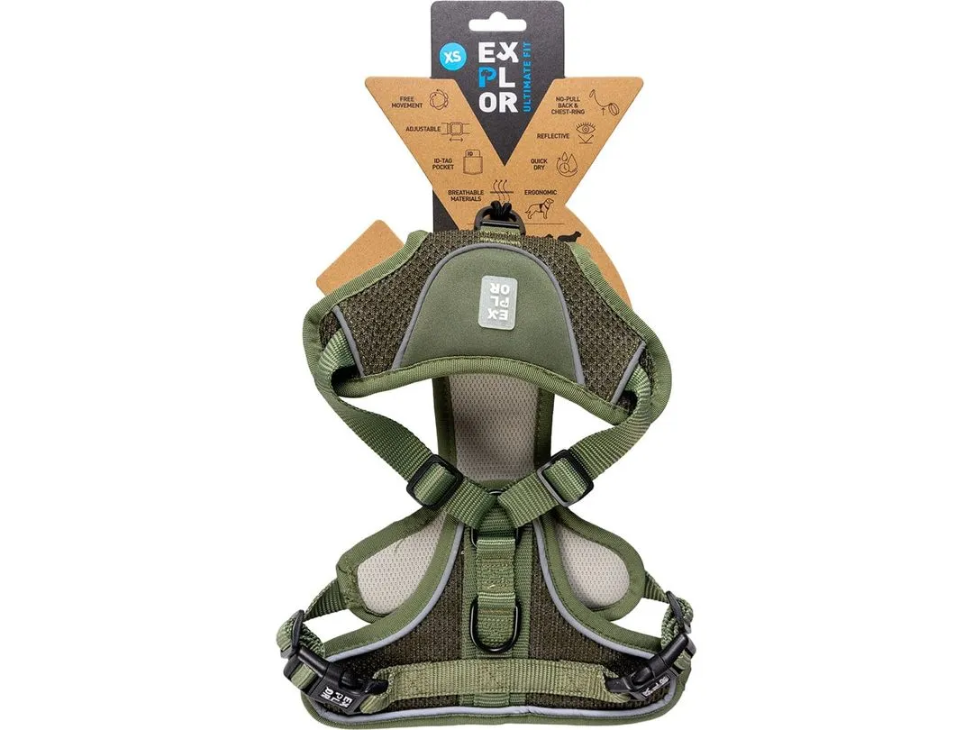 Ultimate Fit No-Pull Harness Classic Undercover Green